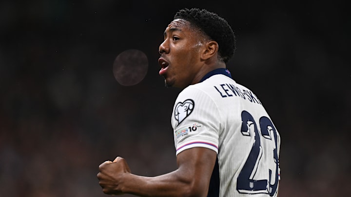 Myles Lewis-Skelly scored on his England debut