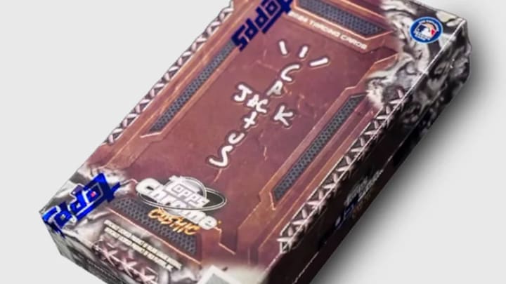 Topps Chrome Cosmic Cactus Jack Boxes from Fanatics Fest 2024. Topps will releasing a similar set at this year's event. 