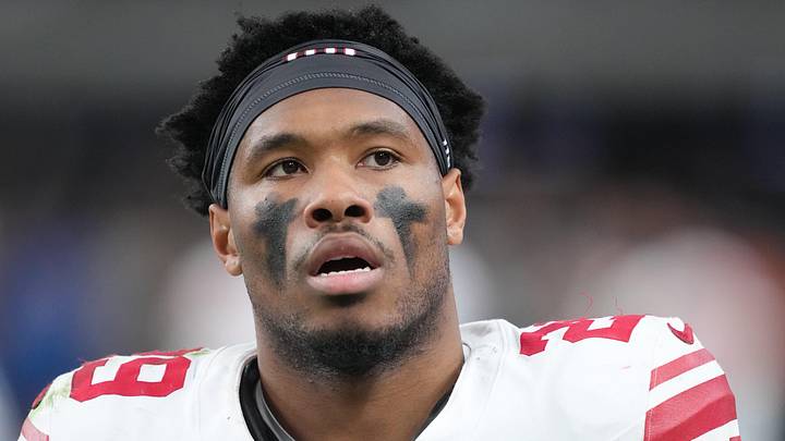 New York Giants running back Tyrone Tracy Jr. New York Giants running back Tyrone Tracy Jr.