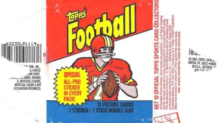 1983 Topps Football Wax Wrapper