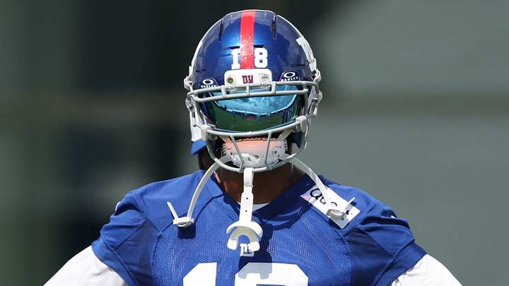 Former New York Giants wide receiver Darius Slayton Former New York Giants wide receiver Darius Slayton