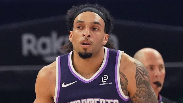 Apr 7, 2026; San Francisco, California, USA; Current Boston Celtics and former Sacramento Kings guard Devin Carter (22) dribbles upcourt against the Golden State Warriors in the first quarter at Chase Center. Mandatory Credit: David Gonzales-Imagn Images Apr 7, 2026; San Francisco, California, USA; Current Boston Celtics and former Sacramento Kings guard Devin Carter (22) dribbles upcourt against the Golden State Warriors in the first quarter at Chase Center. Mandatory Credit: David Gonzales-Imagn Images