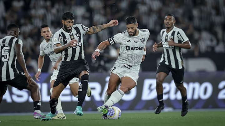 Alexander Barboza e Hulk estão entre os destaques de Botafogo e Atlético-MG