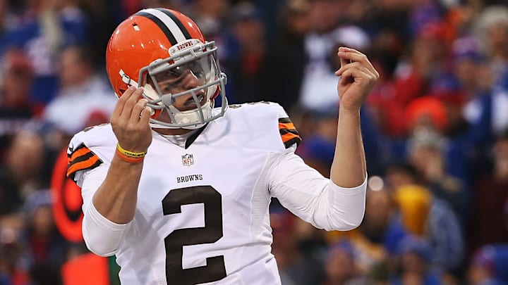 Former Cleveland Browns quarterback Johnny Manziel Former Cleveland Browns quarterback Johnny Manziel