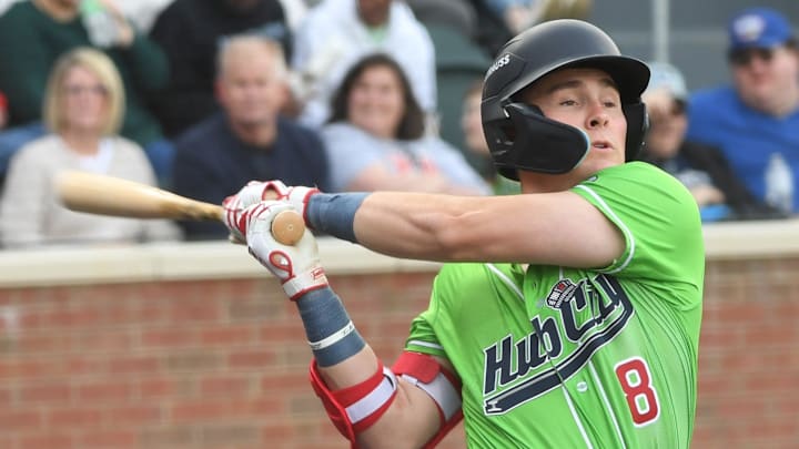 Texas Rangers outfielder prospect Dylan Dreiling.