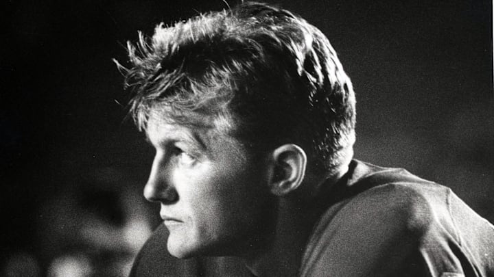 Receiver Del Shofner during the 1961 season. Receiver Del Shofner during the 1961 season.