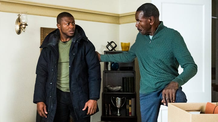 “Footsteps” – The Fugitive Task Force launches into full gear after multiple bombings appear to be targeting retired NYPD officers. Also, Ray decides he’s ready to take the next step in his relationship with Cora, on FBI: MOST WANTED, Tuesday, Feb. 20 (10:00-11:00 PM, ET/PT) on the CBS Television Network, and streaming on Paramount+ (live and on demand for Paramount+ with SHOWTIME subscribers, or on demand for Paramount+ Essential subscribers the day after the episode airs). Pictured (L-R):
