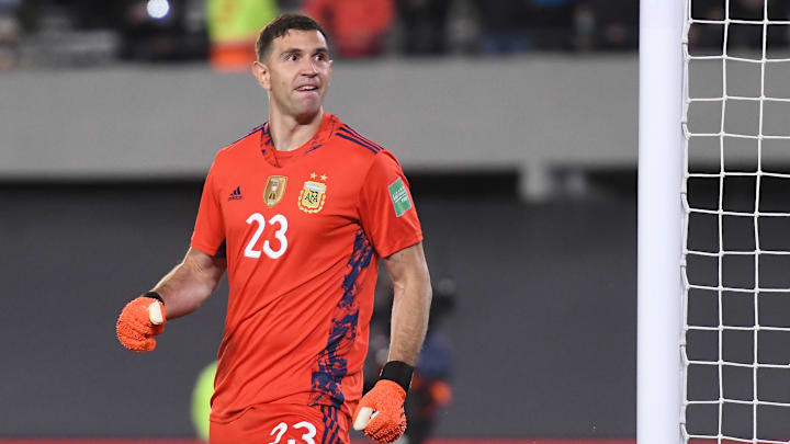Emiliano con la Selección