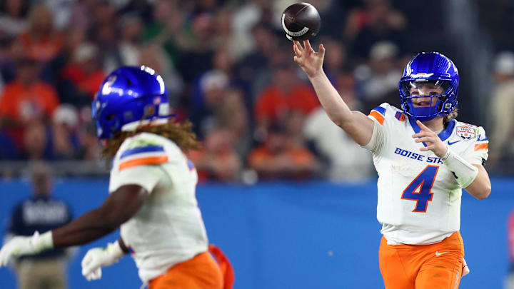 Boise State Broncos quarterback Maddux Madsen.