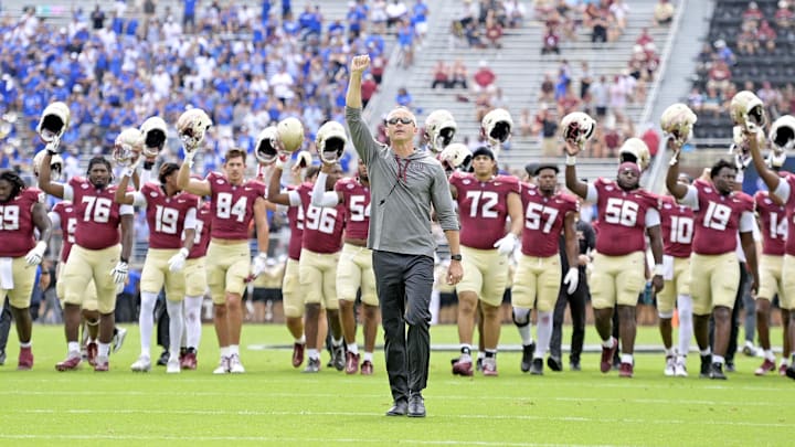 Florida State head coach Mike Norvell and the Seminoles