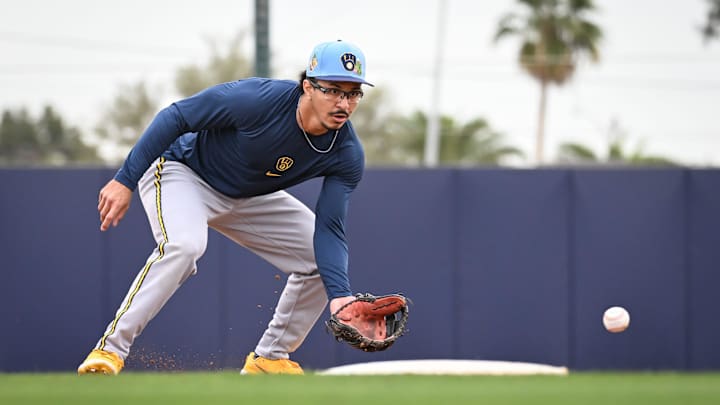 Milwaukee Brewers infielder David Hamilton.