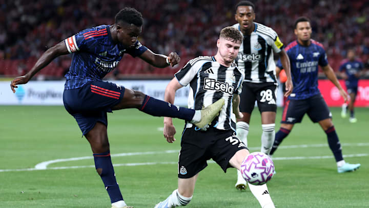 Newcastle x Arsenal se enfrentam pela Premier League 2025/26