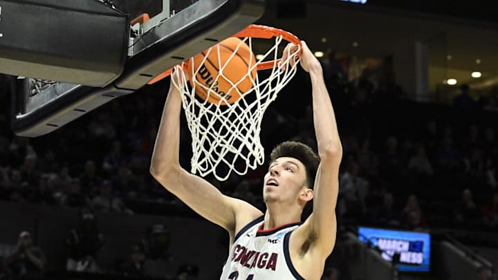 Gonzaga Bulldogs center Chet Holmgren.