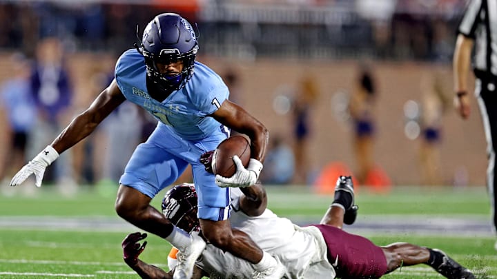WR Jordan Bly during his time with Old Dominion.