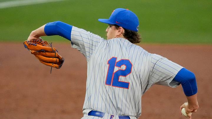 Florida pitcher Liam Peterson paved the way in the Gators' series-clinching win over LSU on Friday.