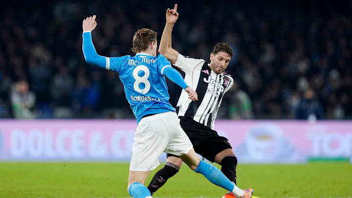 4 pontos separam Juventus e Napoli no Calcio