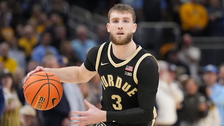 Purdue Boilermakers guard Braden Smith (3) during the game against the Marquette Golden Eagles