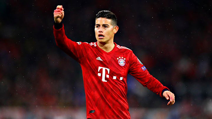 James Rodriguez im Bayern-Trikot James Rodriguez im Bayern-Trikot