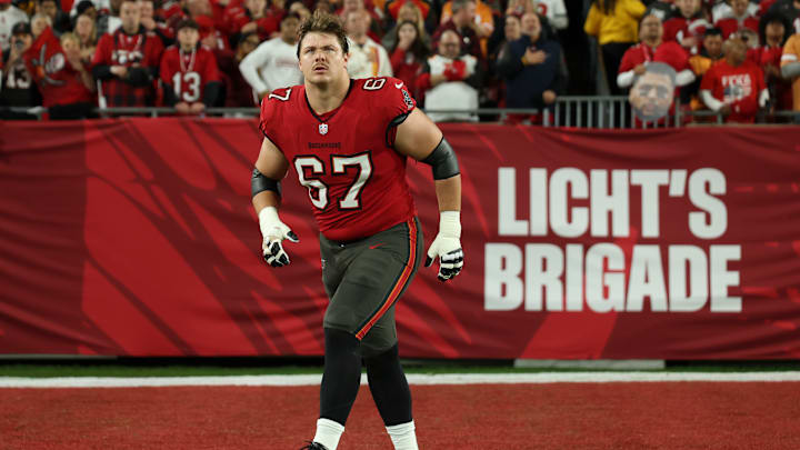 The Buccaneers got a huge update ahead of Sunday’s game against the Patriots, with Luke Goedeke returning to action for the first time since Week 2. The Buccaneers got a huge update ahead of Sunday’s game against the Patriots, with Luke Goedeke returning to action for the first time since Week 2.