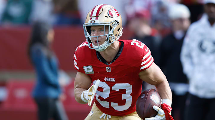 San Francisco 49ers running back Christian McCaffrey