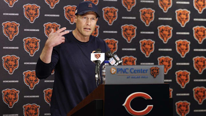 Ben Johnson's attention to detail has probably stood out at Bears offseason practices more than anything else.