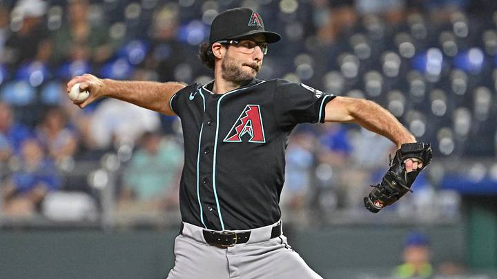 Sep 9, 2026; Kansas City, Missouri, USA; Arizona Diamondbacks starting pitcher Zac Gallen (23) throws a pitch in the first inning against the Kansas City Royals at Kauffman Stadium. Mandatory Credit: Peter Aiken-Imagn Images Sep 9, 2026; Kansas City, Missouri, USA; Arizona Diamondbacks starting pitcher Zac Gallen (23) throws a pitch in the first inning against the Kansas City Royals at Kauffman Stadium. Mandatory Credit: Peter Aiken-Imagn Images