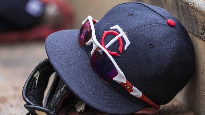 Jun 20, 2015; Minneapolis, MN, USA; A view of a Minnesota Twins hat and glove in the dug out during the second inning against the Chicago Cubs at Target Field. Mandatory Credit: Jesse Johnson-Imagn Images Jun 20, 2015; Minneapolis, MN, USA; A view of a Minnesota Twins hat and glove in the dug out during the second inning against the Chicago Cubs at Target Field. Mandatory Credit: Jesse Johnson-Imagn Images