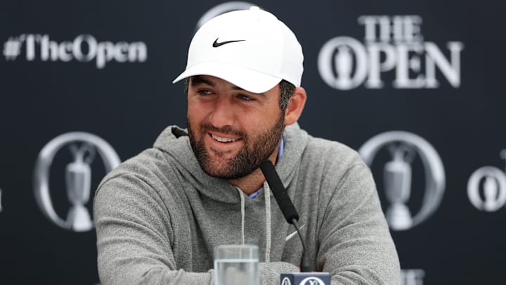 Scottie Scheffler at The Open Championship