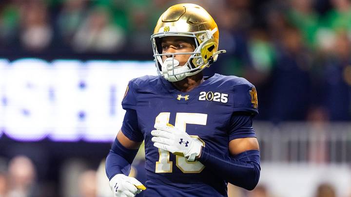 Notre Dame Fighting Irish cornerback Leonard Moore Notre Dame Fighting Irish cornerback Leonard Moore