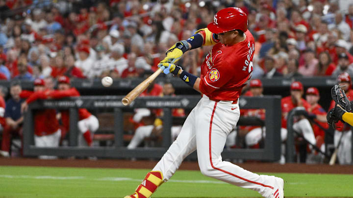 St. Louis Cardinals left fielder Lars Nootbaar 