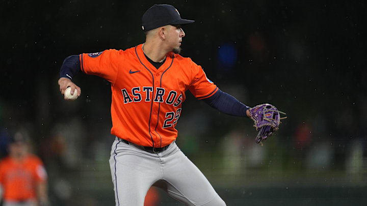 Houston Astros third baseman Ramon Urias