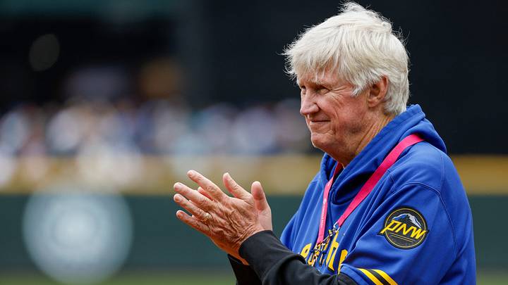 Jun 16, 2024; Seattle, Washington, USA; Seattle Mariners majority owner John Stanton applauds during a little league exhibition before a game against the Texas Rangers at T-Mobile Park. Mandatory Credit: Joe Nicholson-USA TODAY Sports Jun 16, 2024; Seattle, Washington, USA; Seattle Mariners majority owner John Stanton applauds during a little league exhibition before a game against the Texas Rangers at T-Mobile Park. Mandatory Credit: Joe Nicholson-USA TODAY Sports
