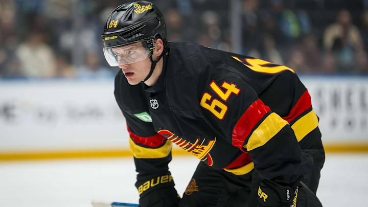 Former Toronto Maple Leafs forward David Kampf has yet to register on the scoresheet for the Canucks this season.