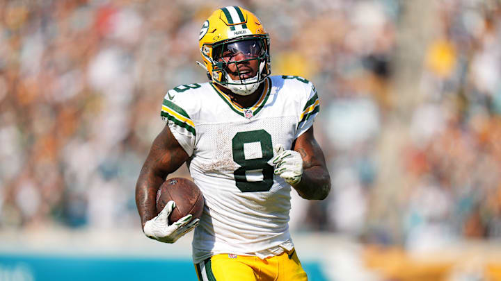 Green Bay Packers running back Josh Jacobs
