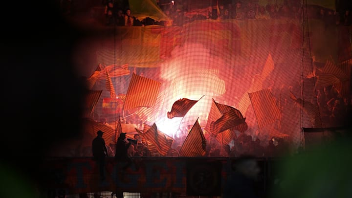 Les supporters lensois face au Havre