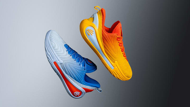 The Curry 12 "What The Bay" colorway. The Curry 12 "What The Bay" colorway.