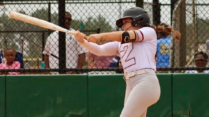 Anna Kate Barber batting for Chiles (FL). Anna Kate Barber batting for Chiles (FL).