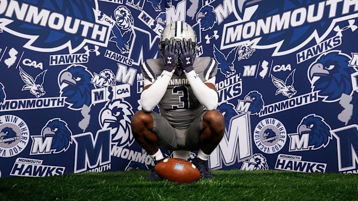 Former Richmond defensive back Amir Haskett on his visit to Monmouth Former Richmond defensive back Amir Haskett on his visit to Monmouth