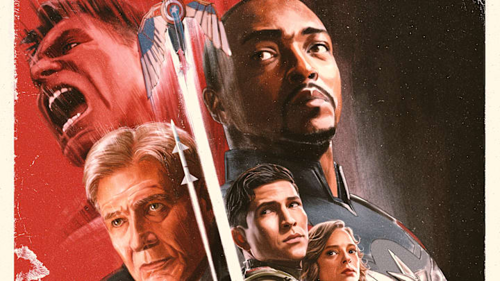 Official key art for Captain America: Brave New World. 