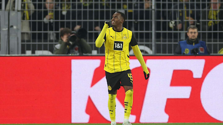 Borussia Dortmund winger Jamie Gittens