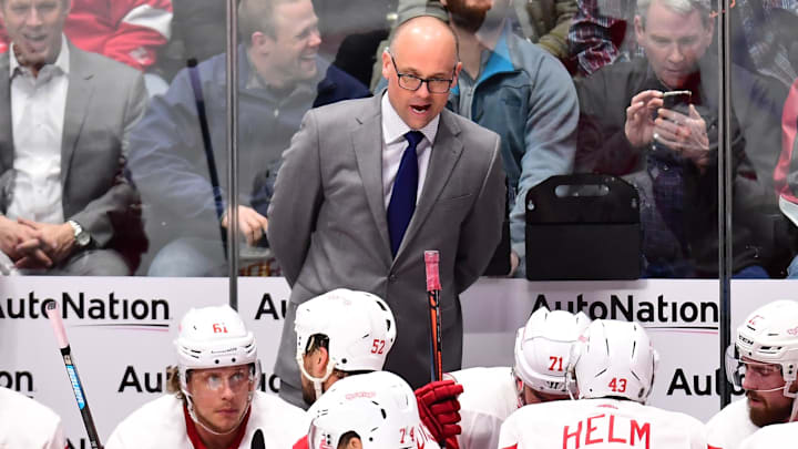 Former Detroit Red Wings head coach Jeff Blashill