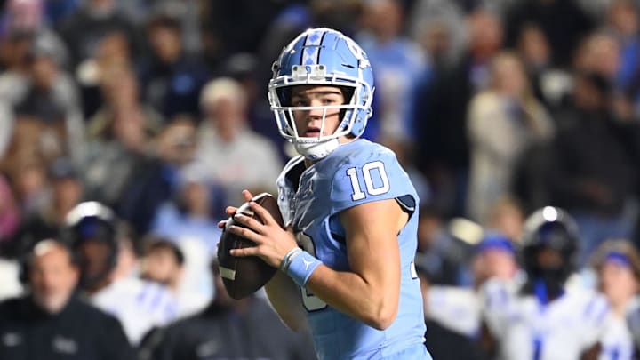 Nov 11, 2023; Chapel Hill, North Carolina, USA; DUPLICATE***North Carolina Tar Heels quarterback