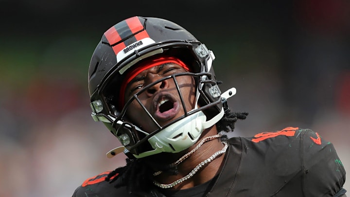 Cleveland Browns running back Quinshon Judkins