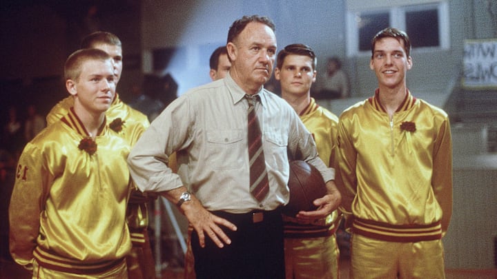 Actor Gene Hackman stars in the hit film 'Hoosiers.' Actor Gene Hackman stars in the hit film 'Hoosiers.'