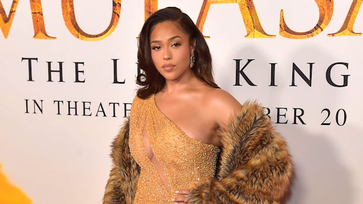 Jordyn Woods at Mufasa: The Lion King premiere in December 2024