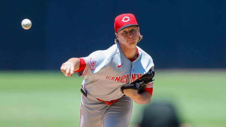 Jun 10, 2026; San Diego, California, USA; Cincinnati Reds starting pitcher Brady Singer (51) throws a pitch during the first inning against the San Diego Padres at Petco Park. Mandatory Credit: David Frerker-Imagn Images Jun 10, 2026; San Diego, California, USA; Cincinnati Reds starting pitcher Brady Singer (51) throws a pitch during the first inning against the San Diego Padres at Petco Park. Mandatory Credit: David Frerker-Imagn Images