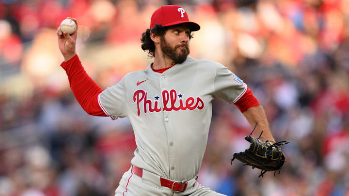 Mar 27, 2025; Washington, District of Columbia, USA; Philadelphia Phillies pitcher Jordan Romano (68) throws a pitch during the sixth inning against the Washington Nationals at Nationals Park