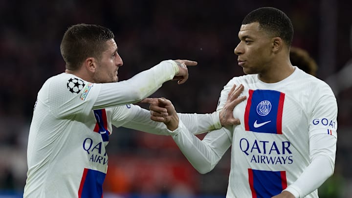 Verratti e Mbappé Verratti e Mbappé