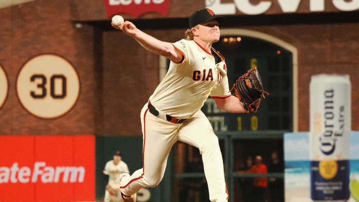 San Francisco Giants starting pitcher Logan Webb.