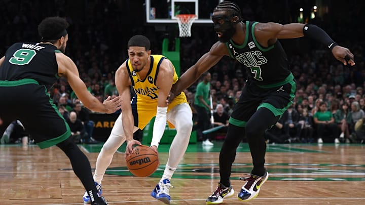 Indiana Pacers guard Tyrese Haliburton.